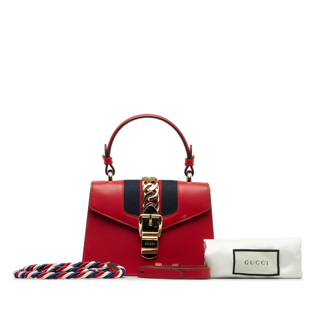 GUCCI - 美品 グッチ シルヴィ ハンドバッグ ショルダーバッグ GUCCI - 美品 グッチ シルヴィ ハンドバッグ ショルダーバッグ