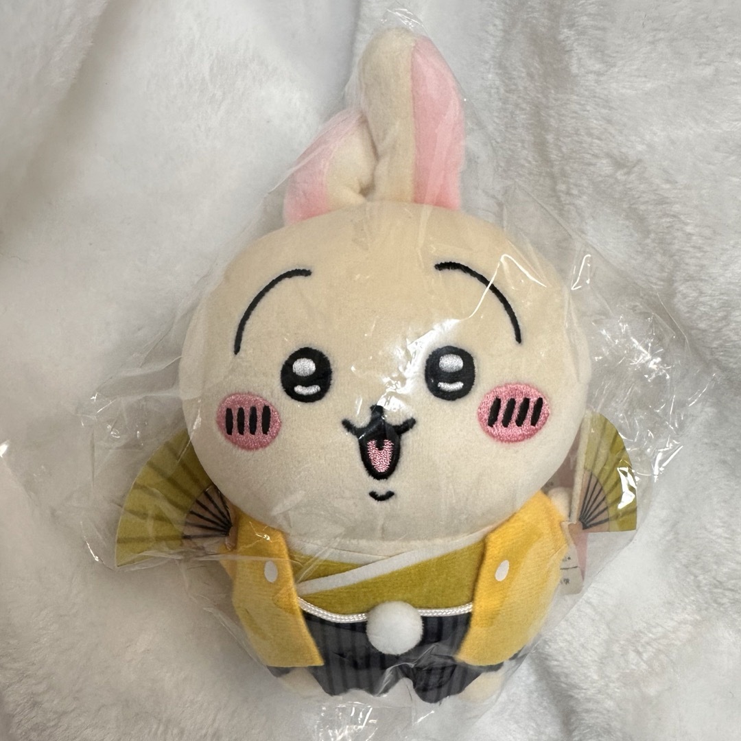ちいかわ - ③ちいかわ うさぎ ぽてたまぬいぐるみ お正月 着物 ちいかわ - ③ちいかわ うさぎ ぽてたまぬいぐるみ お正月 着物