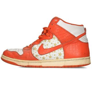 ナイキ(NIKE)のナイキ ×シュプリーム SUPREME  03SS  DUNK HIGH PRO SB SUPREME  307385-181 ダンクハイ プロエスビースニーカー メンズ 28cm(スニーカー)