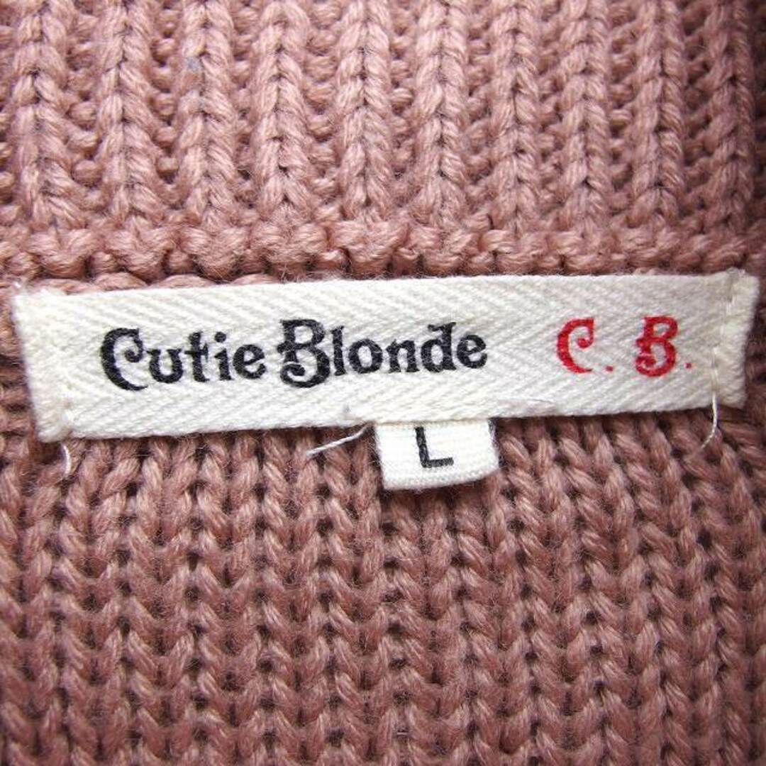 Cutie Blonde(キューティーブロンド)のキューティーブロンド Cutie Blonde セーター ニット アラン模様 レディースのトップス(ニット/セーター)の商品写真