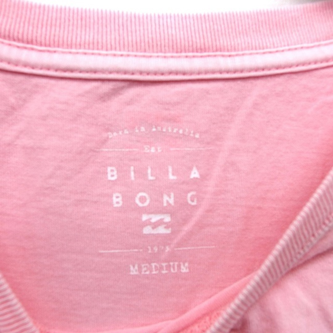 billabong(ビラボン)のビラボン カットソー Tシャツ リブ ロゴ プリント クロップド ワイド 五分袖 レディースのトップス(その他)の商品写真