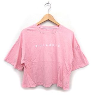 ビラボン(billabong)のビラボン カットソー Tシャツ リブ ロゴ プリント クロップド ワイド 五分袖(その他)