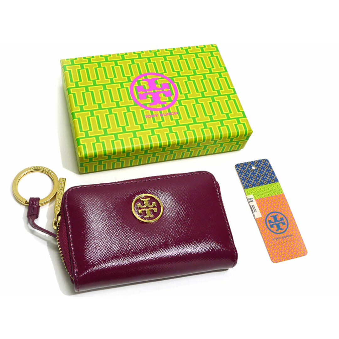 Tory Burch(トリーバーチ)のTORY BURCH ラウンドファスナー コインケース キーリング付き レディースのファッション小物(コインケース)の商品写真