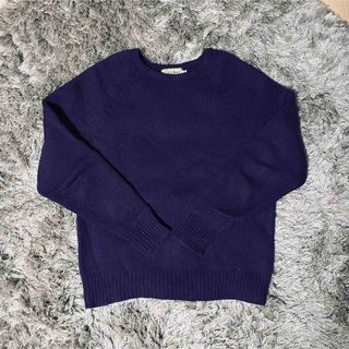 エルエルビーン(L.L.Bean)の希少XL ヴィンテージ L.L.BEAN pure wool knit ニット(ニット/セーター)