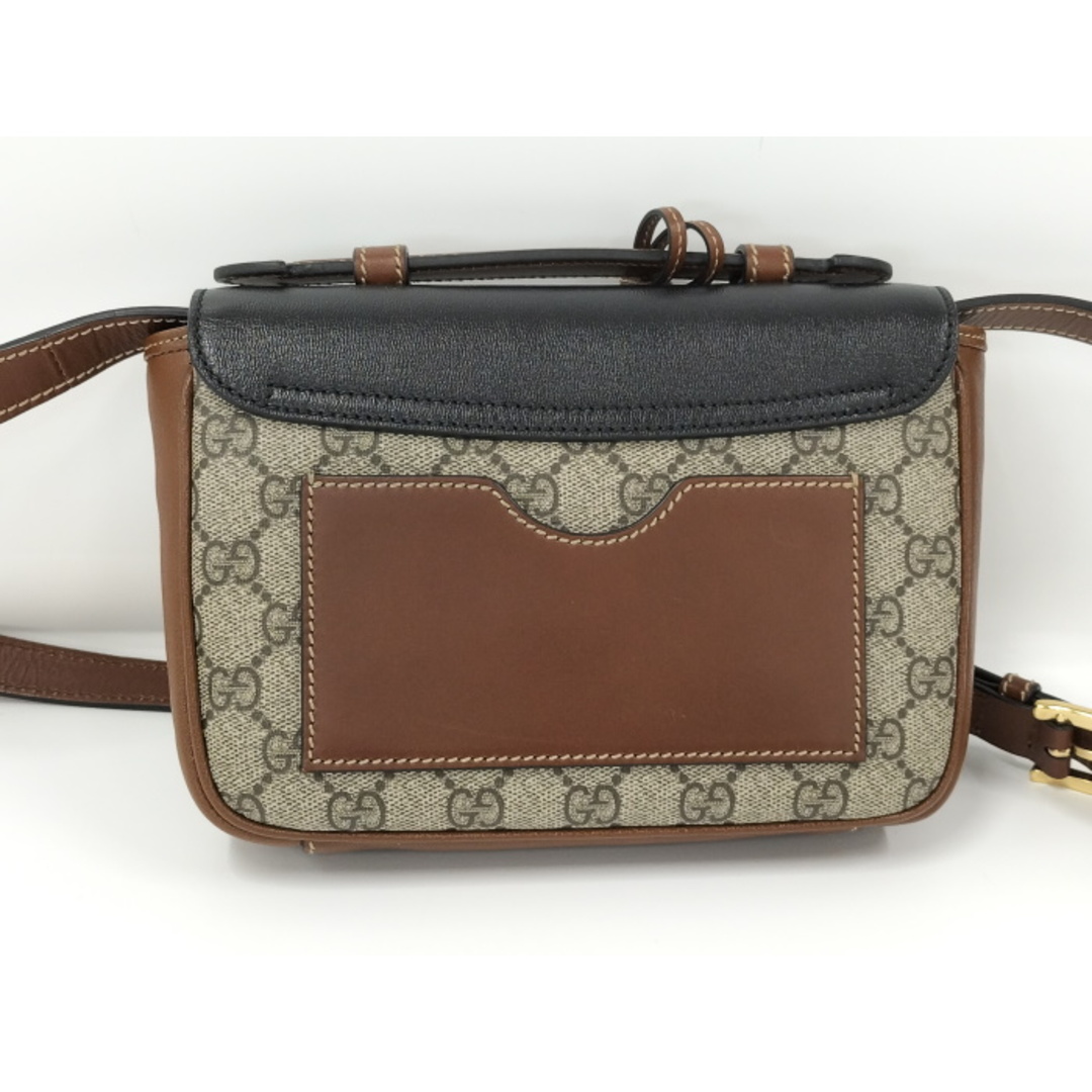 GUCCI - GUCCI パドロック 2WAY ショルダーバッグ GGスプリーム GUCCI - GUCCI パドロック 2WAY ショルダーバッグ GGスプリーム