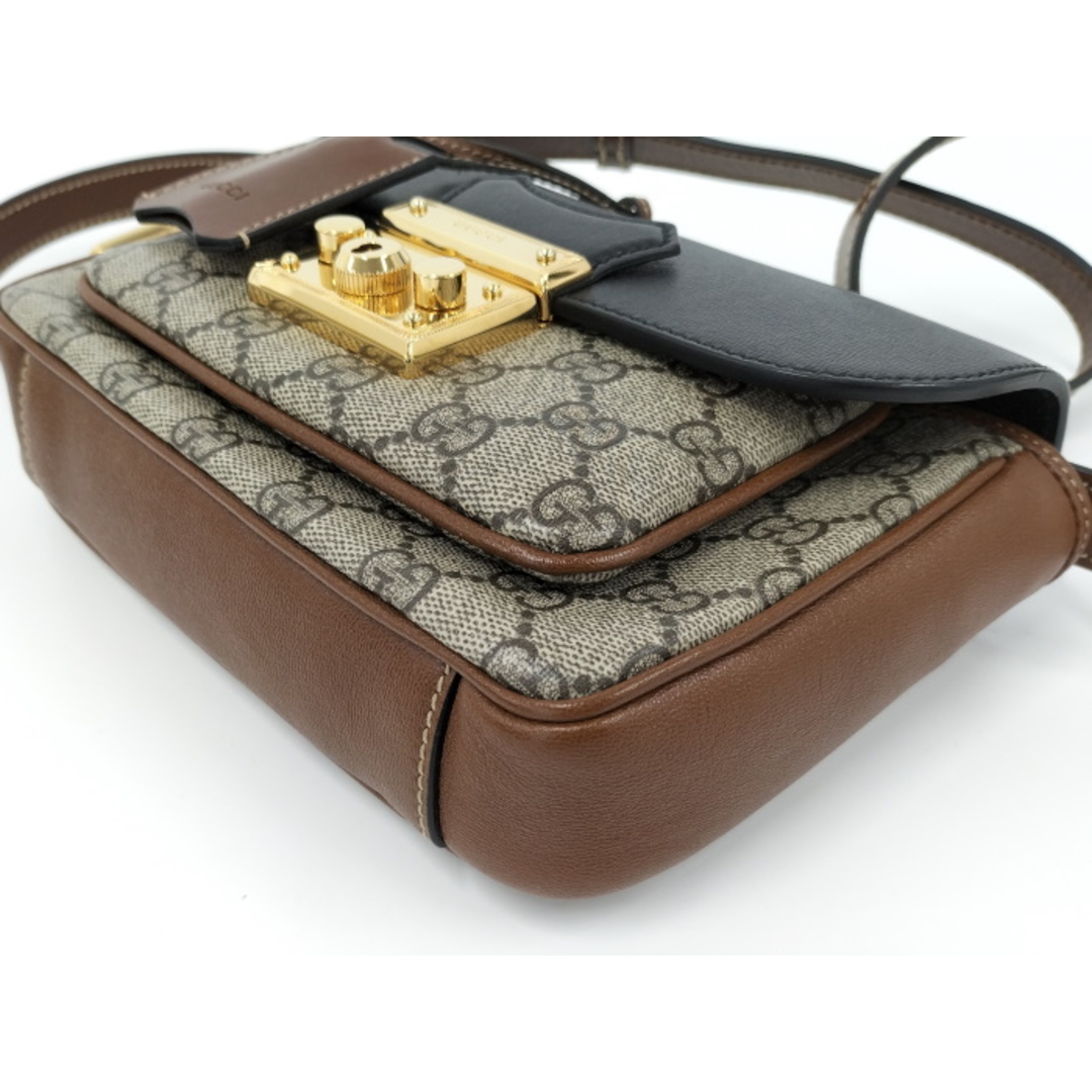 GUCCI - GUCCI パドロック 2WAY ショルダーバッグ GGスプリーム GUCCI - GUCCI パドロック 2WAY ショルダーバッグ GGスプリーム