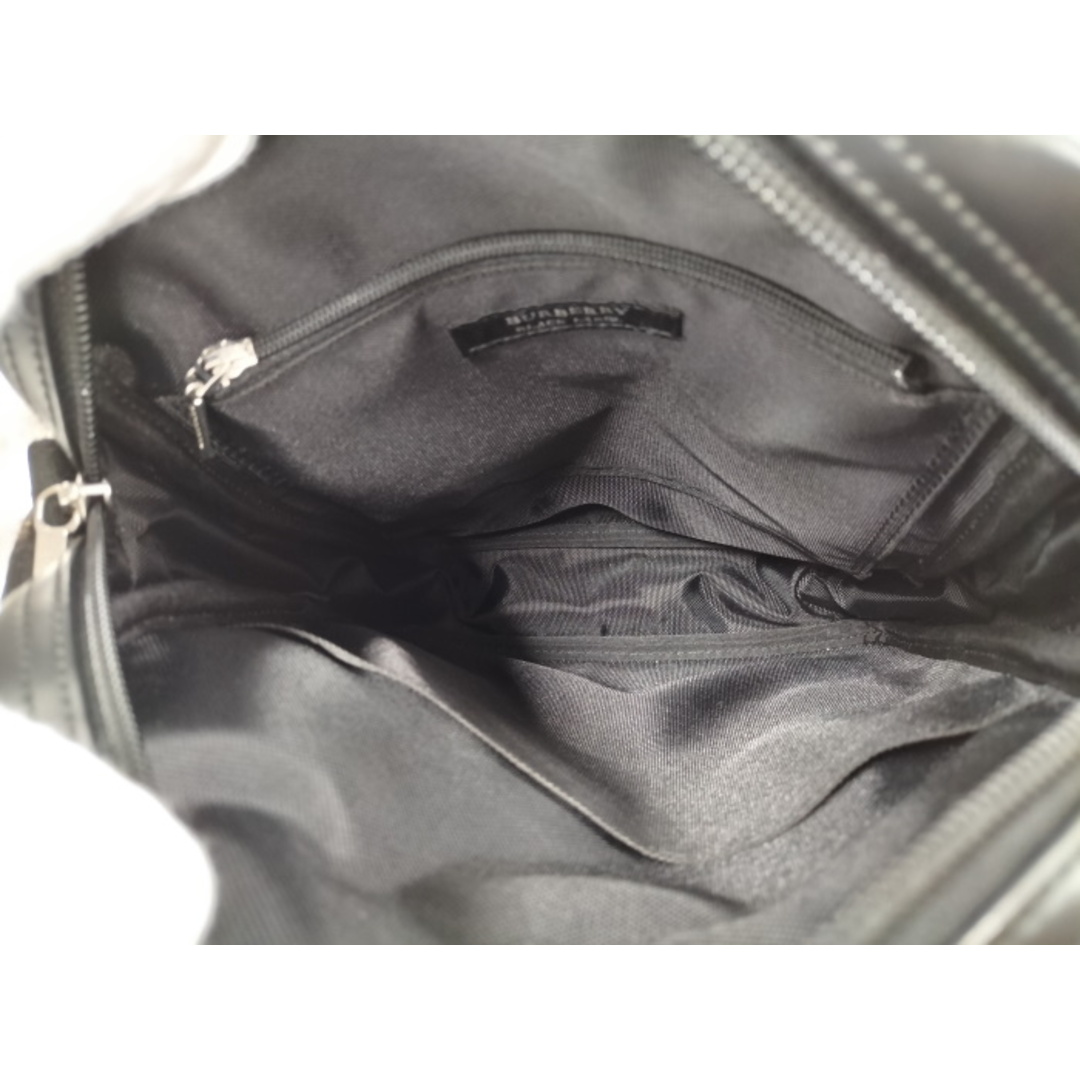 BURBERRY(バーバリー)のBURBERRY ショルダーバッグ ブラックレーベル レザー ブラック メンズのバッグ(ショルダーバッグ)の商品写真