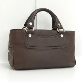 セリーヌ(celine)のCELINE ブギーバック ハンドバッグ レザー ブラウン(ハンドバッグ)