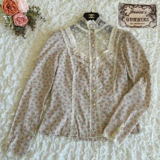 ガニーサックス(GUNNE SAX)の70Ｓ　USA製　Jessica's GUNNIES　ガニーサックス　小花柄(シャツ/ブラウス(長袖/七分))