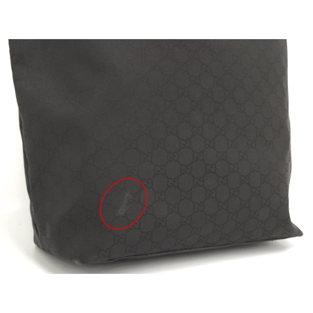 Gucci(グッチ)のGUCCI トートバッグ ハンドバッグ GG柄 ナイロン ブラック 269123 レディースのバッグ(トートバッグ)の商品写真