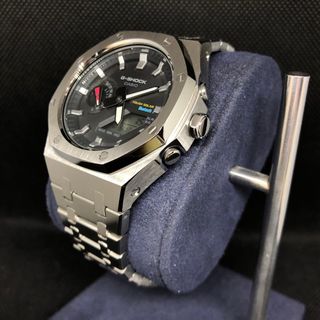 ジーショック(G-SHOCK)のGAB2100本体付き ステンレスベルトセット カシオーク カスタム Gショック(腕時計(アナログ))