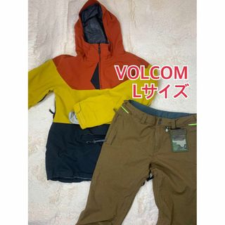 ボルコム(volcom)のボルコム VOLCOM スノーボードウェア　上下セット メンズ　L(ウエア/装備)