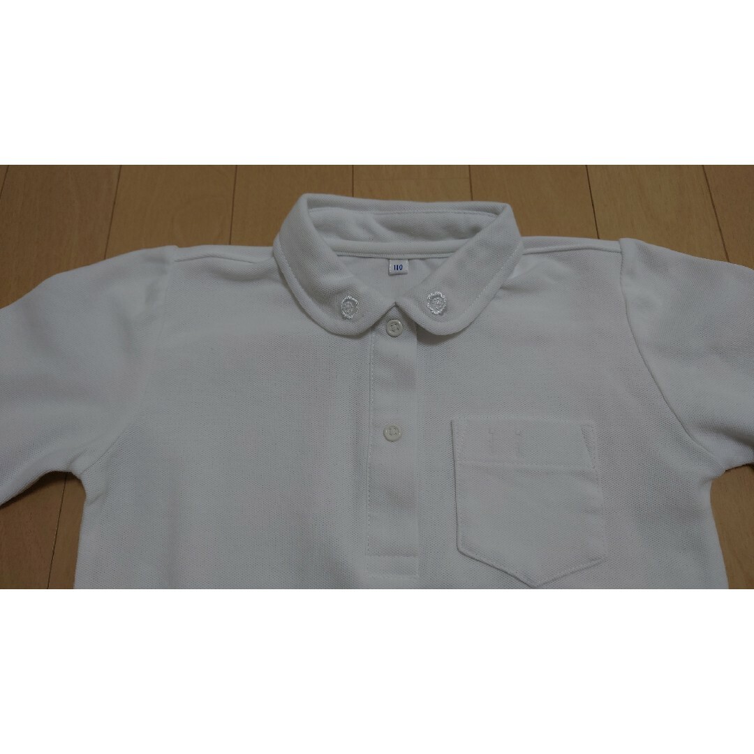 美品　ポロシャツ　長袖　110cm キッズ/ベビー/マタニティのキッズ服男の子用(90cm~)(Tシャツ/カットソー)の商品写真