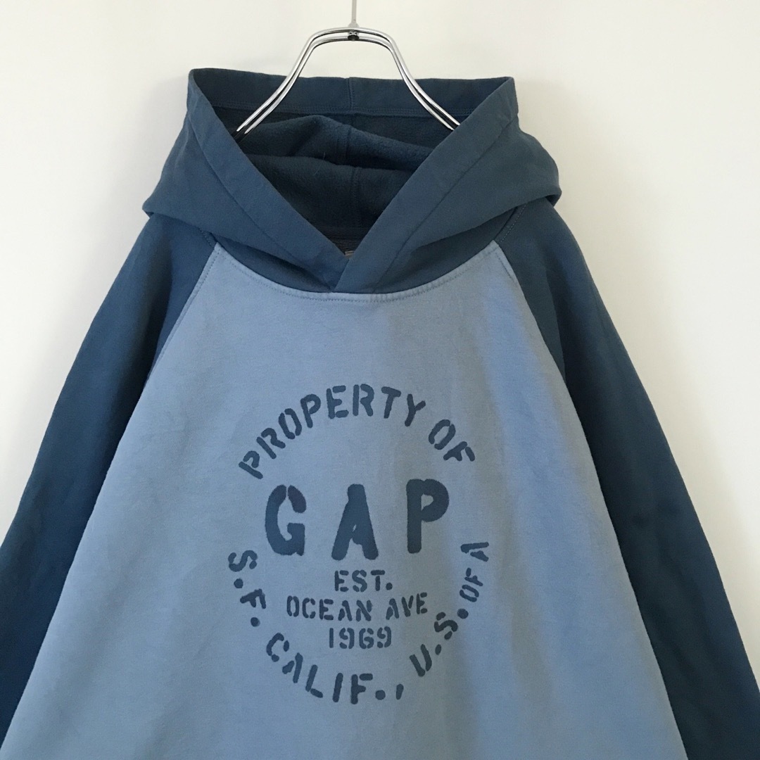 GAP(ギャップ)のGAP★ビッグサイズ★ステンシルロゴ★ラグラン★スウェットパーカー★XXL メンズのトップス(パーカー)の商品写真