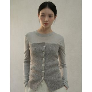 オオトロ(OHOTORO)のOHOTORO Mixed Tube Knit(ニット/セーター)