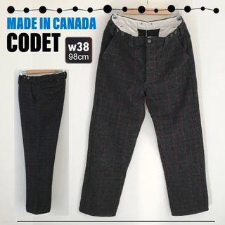 エルエルビーン(L.L.Bean)のカナダ製★CODET★アウトドア★ヘビーメルトンウールパンツ★w38(98cm)(ワークパンツ/カーゴパンツ)