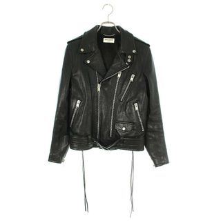 サンローラン(Saint Laurent)のサンローランパリ  L17/397292 Y5MD1 クラシックモーターサイクルライダースレザージャケット メンズ 46(レザージャケット)