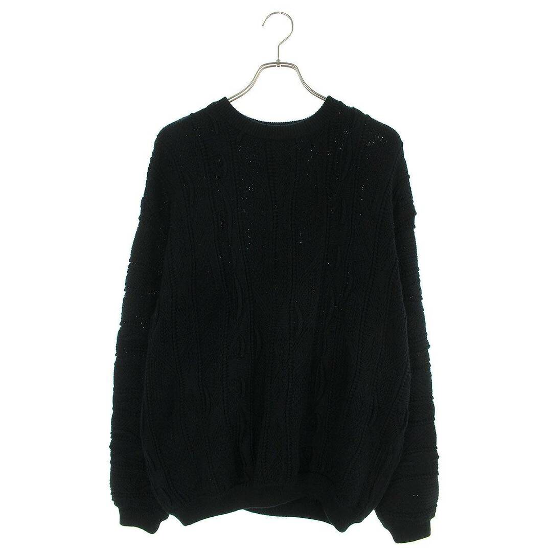 メンズクーティー  23SS  3D Jacquard Knit L/S Crew 3Dジャガードニット メンズ M