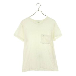 サンローラン(Saint Laurent)のサンローランパリ  16SS  396675 Y2OP1 カサンドラロゴ刺繍胸ポケットTシャツ メンズ S(Tシャツ/カットソー(半袖/袖なし))