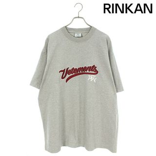 ヴェトモン(VETEMENTS)のヴェトモン  18SS  MSS18TR37 ベースボールロゴオーバーサイズTシャツ メンズ M(Tシャツ/カットソー(半袖/袖なし))