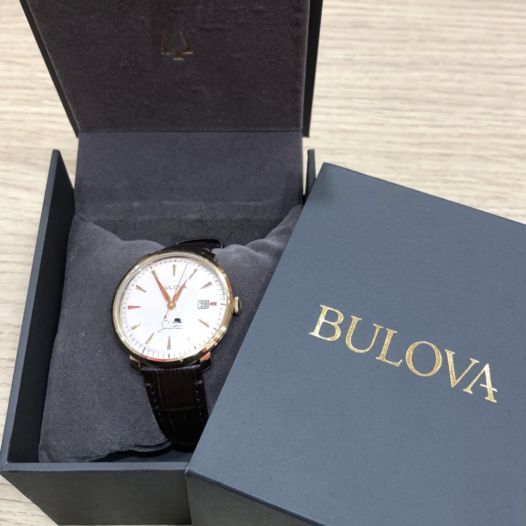 Bulova(ブローバ)の◆BULOVA フランクシナトラコレクション 97B200 不動 箱付き メンズの時計(腕時計(アナログ))の商品写真