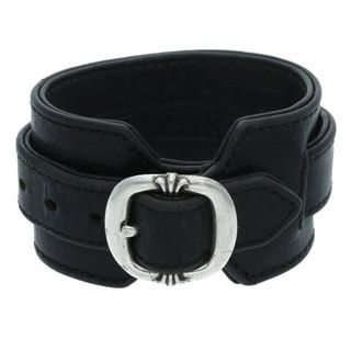 クロムハーツ(Chrome Hearts)のクロムハーツ  RR TINY BUCKLE/ロックンロール レザーブレスレット メンズ 1(ブレスレット)