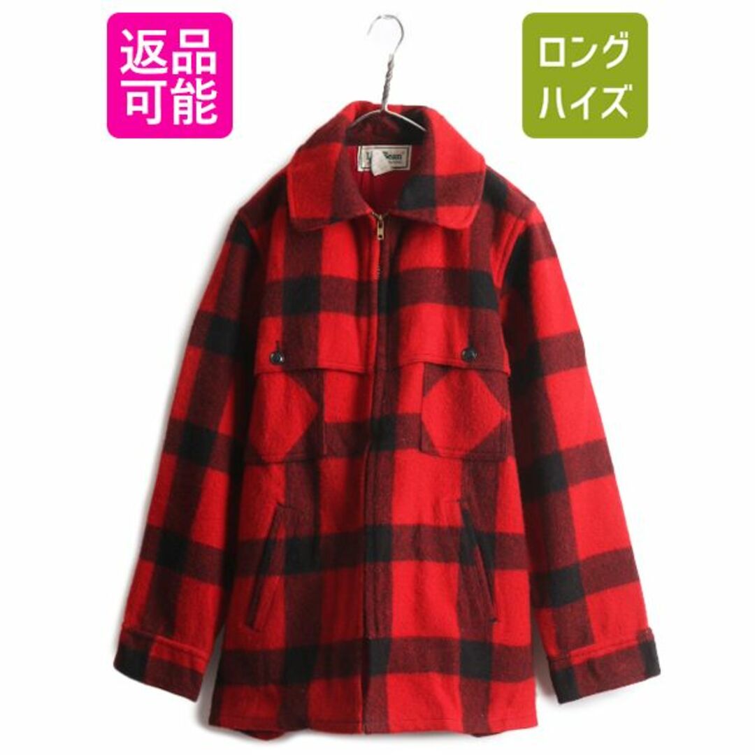 超美品 USA製 80s - L.L.Bean エルエルビーン マッキーノ ダブル ウール 男性用