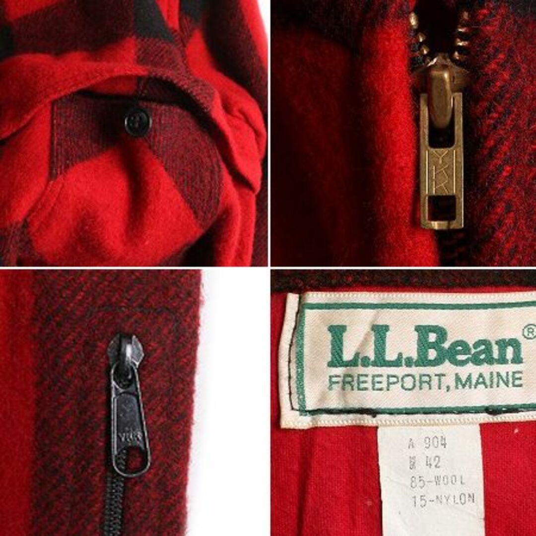 L.L.Bean - 80s USA製 エルエルビーン ウール ダブル マッキーノ L.L.Bean - 80s USA製 エルエルビーン ウール ダブル マッキーノ