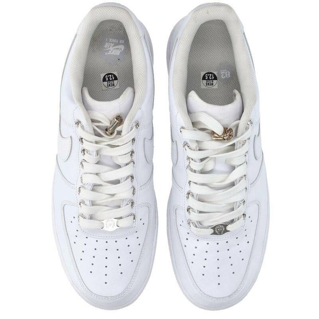 Chrome Hearts(クロムハーツ)のクロムハーツ ×ナイキ NIKE  NIKE SNEKER AIR FORCE1 シューレースグロメット付ローカットスニーカー メンズ 30.5cm メンズの靴/シューズ(スニーカー)の商品写真