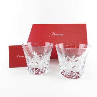 バカラ(Baccarat)の未使用 Baccarat バカラ エクラ タンブラー 2客 ペア ロックグラス オールドファッション SO936F (タンブラー)