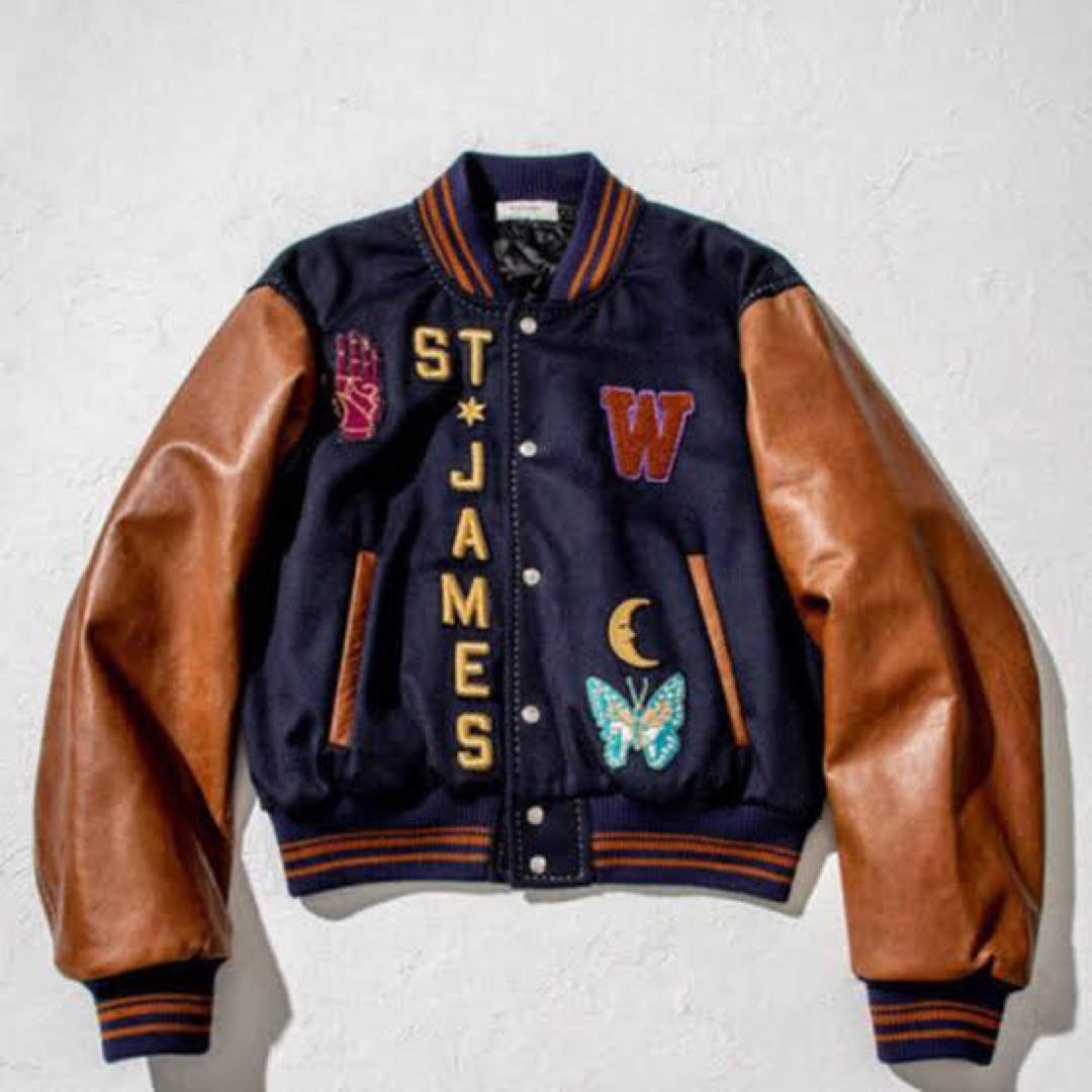 求　wales bonner versity jacket メンズのジャケット/アウター(スタジャン)の商品写真