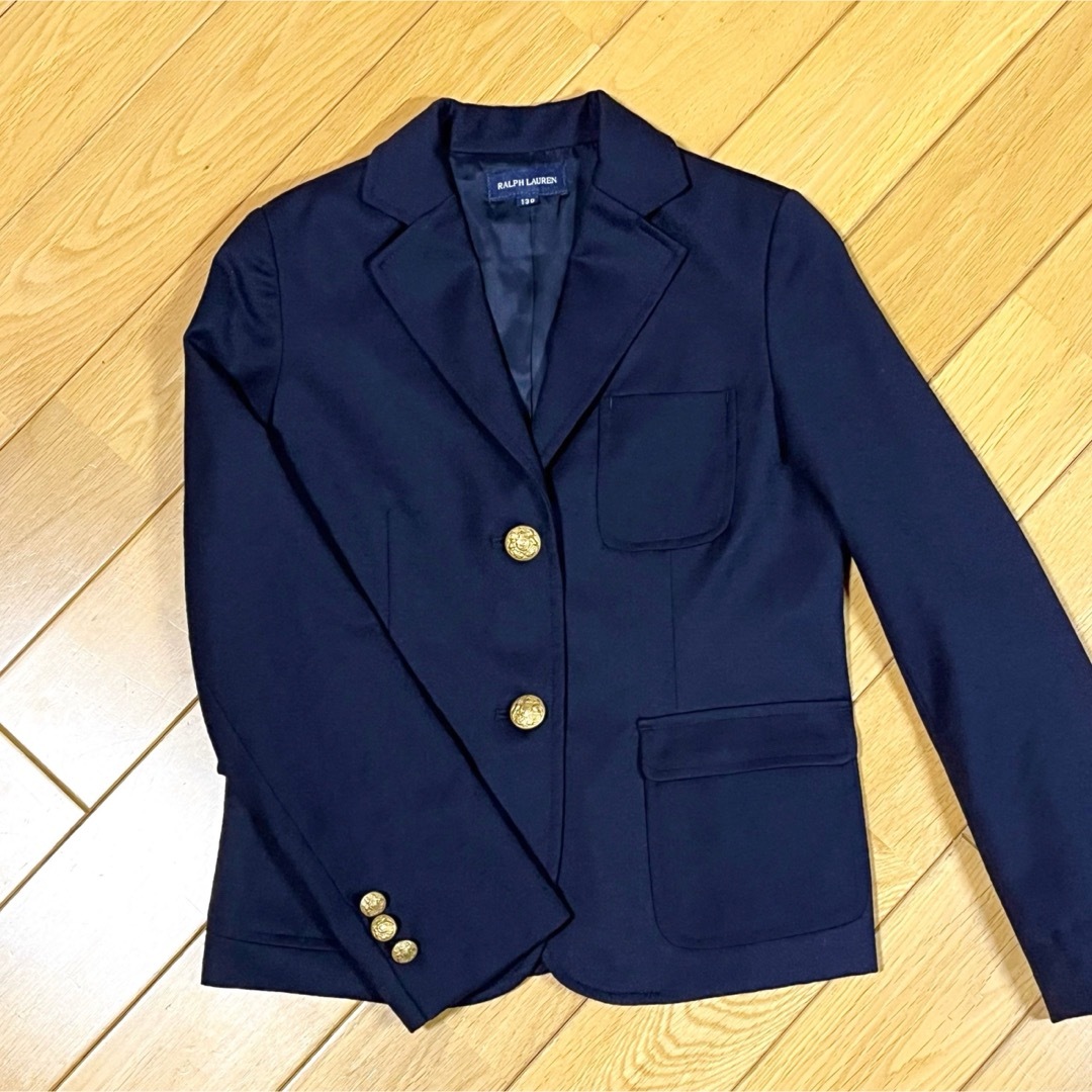 Ralph Lauren(ラルフローレン)の【130】ラルフローレン　フォーマルジャケット　ネイビー　女の子　卒園式　入学式 キッズ/ベビー/マタニティのキッズ服女の子用(90cm~)(ドレス/フォーマル)の商品写真