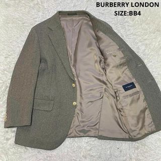 BURBERRY - バーバリーロンドン ウールアンゴラカシミヤ ヘリンボーン