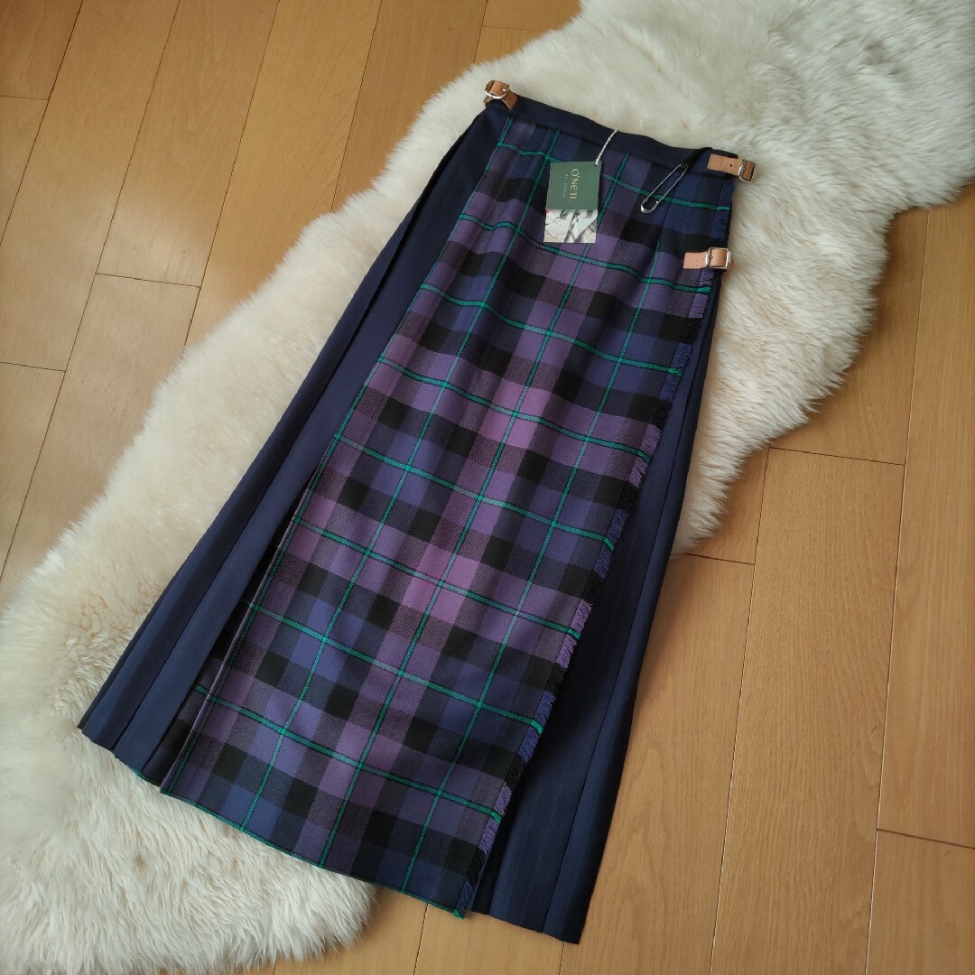 O'NEIL of DUBLIN(オニールオブダブリン)の未使用♡GB8♡ラッププリーツスカート♡オニールオブダブリン レディースのスカート(ロングスカート)の商品写真