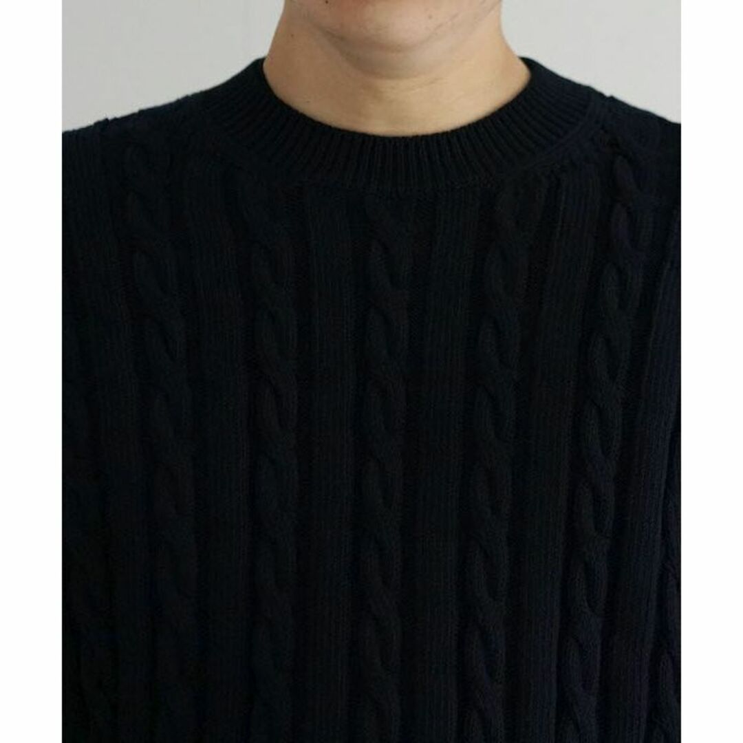 23ss AURALEE  COTTON CORD CABLE KNIT