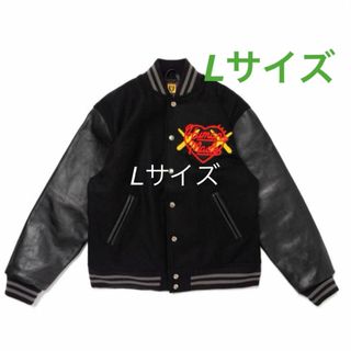 ヒューマンメイド(HUMAN MADE)のHUMANMADE KAWS MADE VARSITY JACKET #2 L(スタジャン)