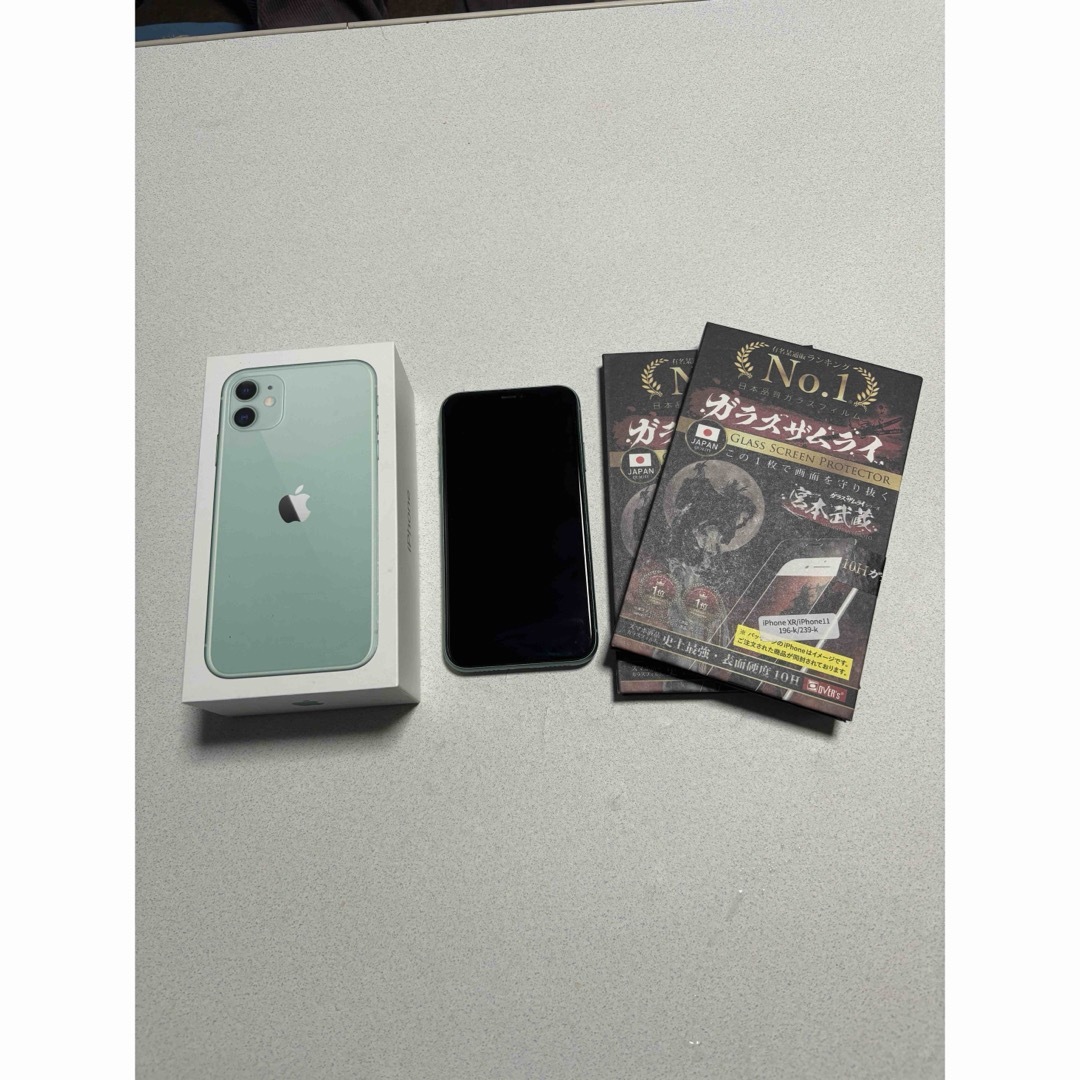 Apple iPhone11 128GB SIMフリー グリーン ジャンクの通販 by paoko