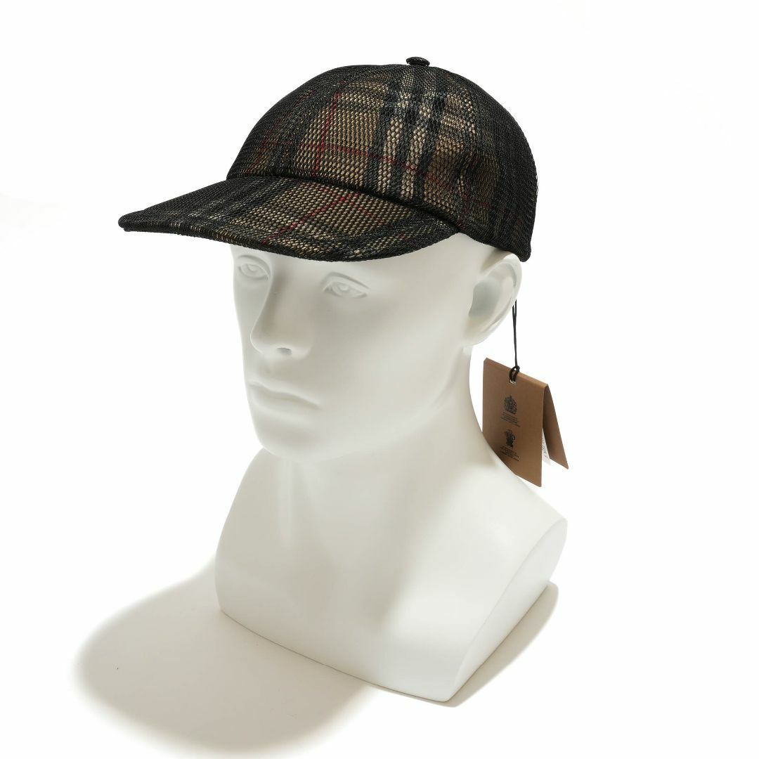 BURBERRY(バーバリー)の新品 BURBERRY メッシュオーバーレイ チェック キャップ メンズの帽子(キャップ)の商品写真