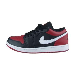 ナイキ(NIKE)のNIKE ナイキ 553558-066 Air Jordan 1 Low Bred エアジョーダン1 ロー ブレッド スニーカー ブラック系 28cm【中古】(スニーカー)