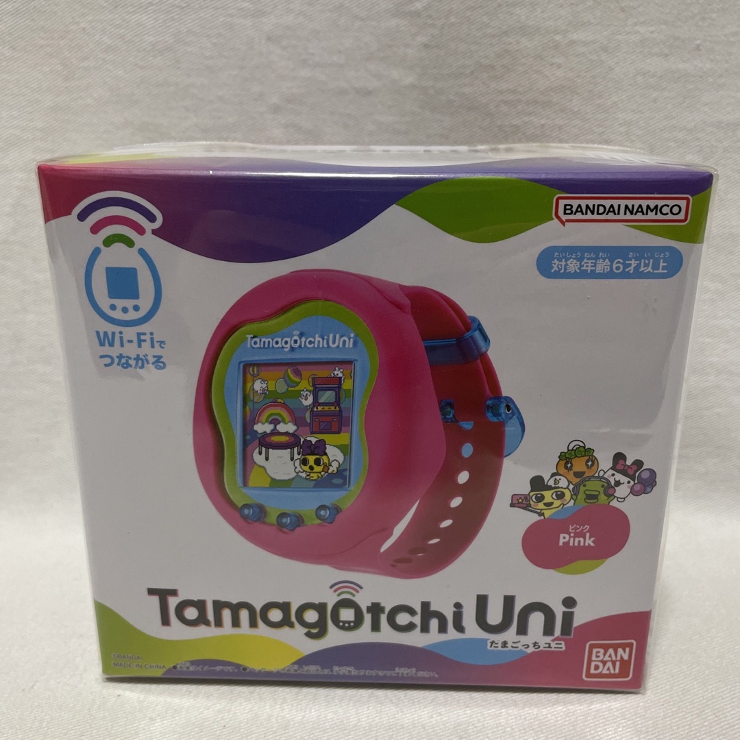 BANDAI(バンダイ)のレモン様　Tamagotchi Uni Pink  (たまごっちユニ) 特典付き エンタメ/ホビーのおもちゃ/ぬいぐるみ(キャラクターグッズ)の商品写真