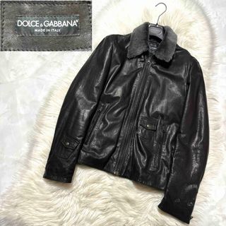 ドルチェ&ガッバーナ(DOLCE&GABBANA) レザージャケット/革ジャン