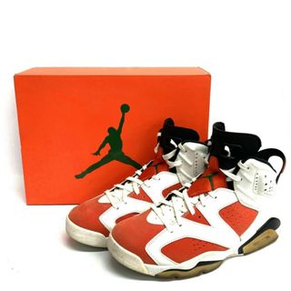 ナイキ(NIKE)の★NIKE ナイキ AIR JORDAN 6 GATORADE 384664-145 スニーカー ホワイト×オレンジ size28cm(スニーカー)