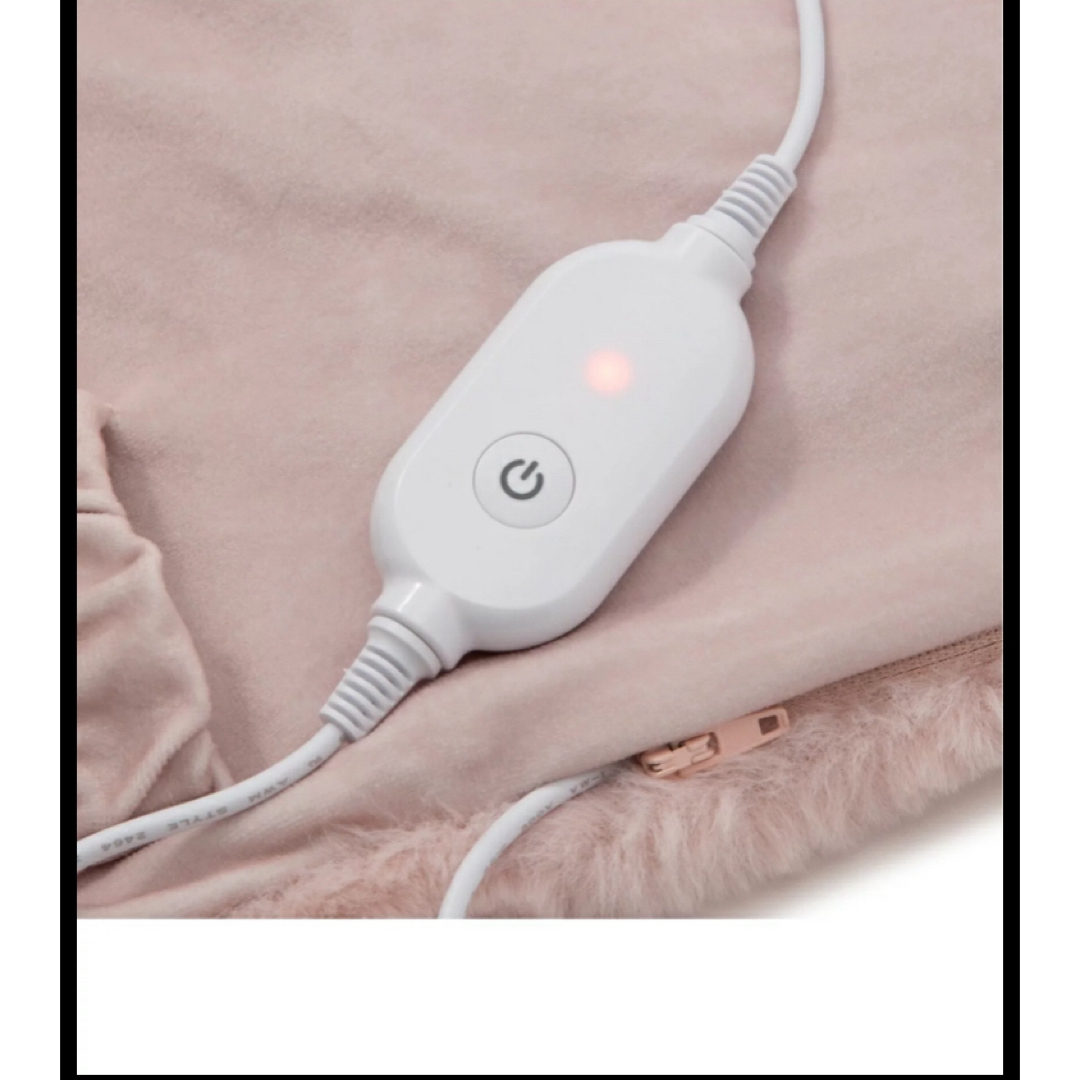 Francfranc(フランフラン)のFrancfranc  ココン ヒーター付き　USB  ブランケット　ピンク インテリア/住まい/日用品の寝具(毛布)の商品写真