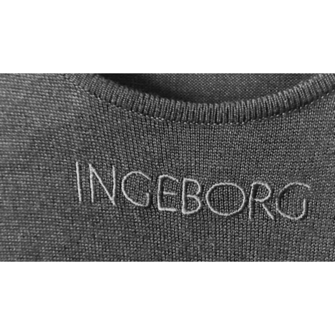 インゲボルグ レディース Tシャツ Lサイズ 黒 カジュアル ブランド 古着 レディースのトップス(Tシャツ(半袖/袖なし))の商品写真