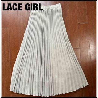 LACE GIRLプリーツ　ロングスカート(ロングスカート)