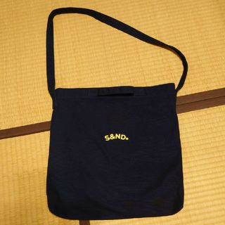 S&ND セカンド　トートバッグ　ネイビー(トートバッグ)