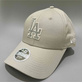 ニューエラー(NEW ERA)の数量限定　ニューエラ　キャップ　LAドジャース　ベージュ×ストーン　(キャップ)