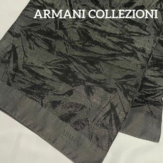 アルマーニ コレツィオーニ(ARMANI COLLEZIONI)の★ARMANI COLLEZIONI★ ストール 男女兼用 ラメ糸 グレー(ストール)