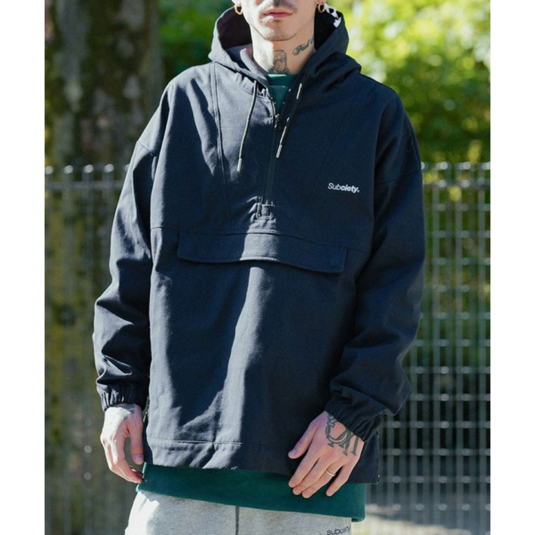 Subciety(サブサエティ)のSUBCIETY DUCK ANORAK BLACK メンズのジャケット/アウター(ブルゾン)の商品写真