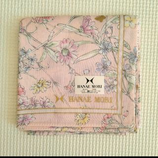 ハナエモリ(HANAE MORI)のHANAE MORI 　森英恵　ハンカチ　綿100％　新品(ハンカチ)